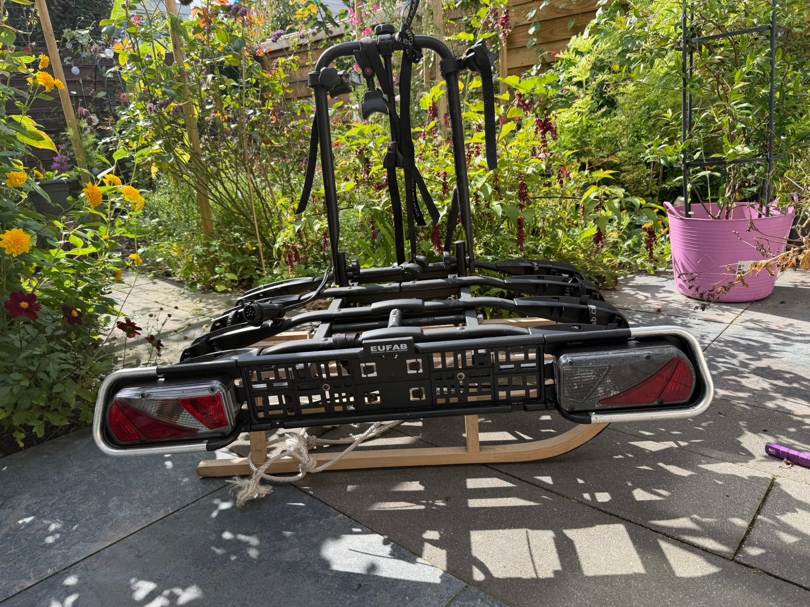 Eufab Fietsendrager AMBER IV, Auto diversen, Ophalen, Zo goed als nieuw, Trekhaakdrager
