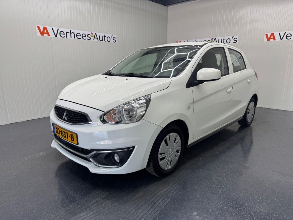 Mitsubishi Space Star 1.0 Cool+ (bj 2019), Voorwielaandrijving, Start-stop-systeem, Stof, Gebruikt