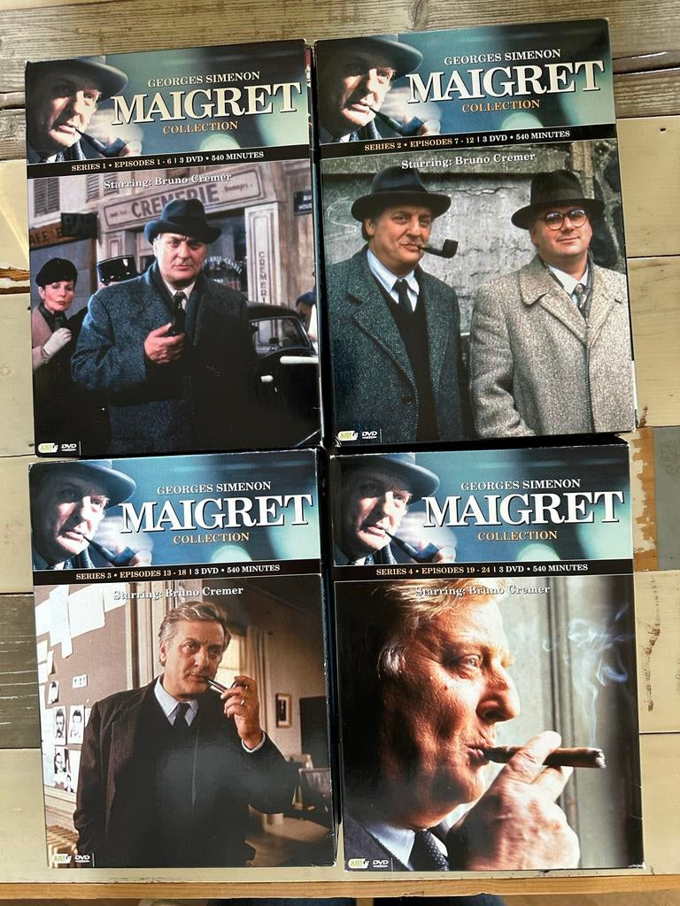 Maigret DVD collectie met Bruno Cremer, Gebruikt, Boxset, Drama, Ophalen of Verzenden