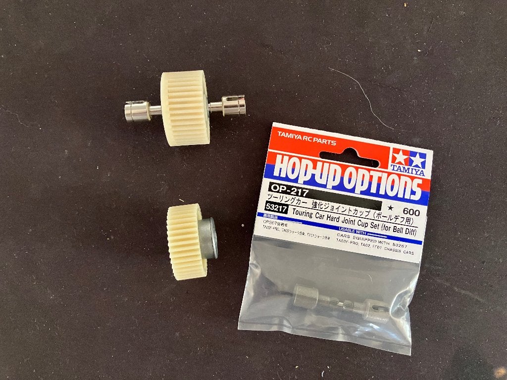 Tamiya TA01/02 Voor en achter diff, Elektro, Ophalen of Verzenden, Zo goed als nieuw, Schaal 1:10