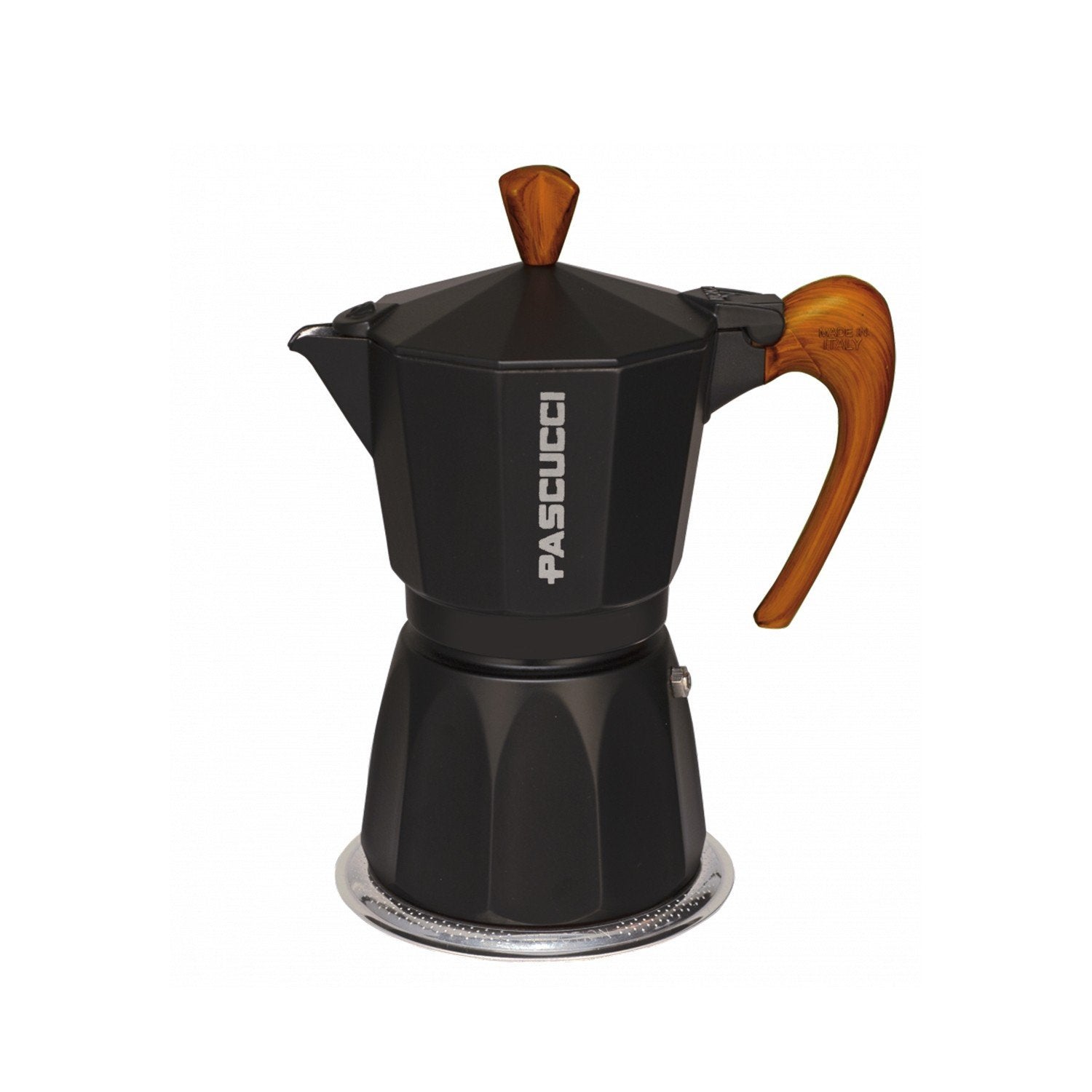 Moka Coffee Pot 3 Cups black (that works also on an inductio, Overige modellen, Nieuw, Gemalen koffie, Ophalen of Verzenden