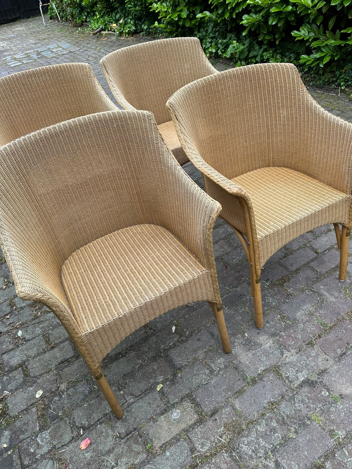 Lloyd Loom koopje, Huis en Inrichting, Stoelen, Bruin, Riet of Rotan, Ophalen of Verzenden, Zo goed als nieuw