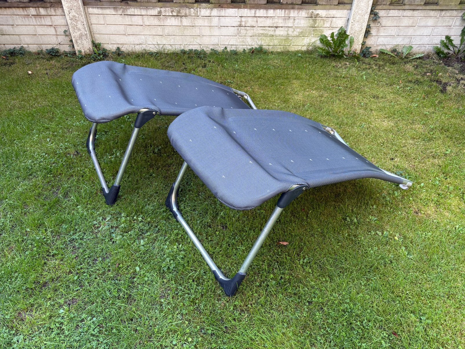 Crespo boetenbank Dark Grey, Ophalen, Gebruikt, Campingstoel