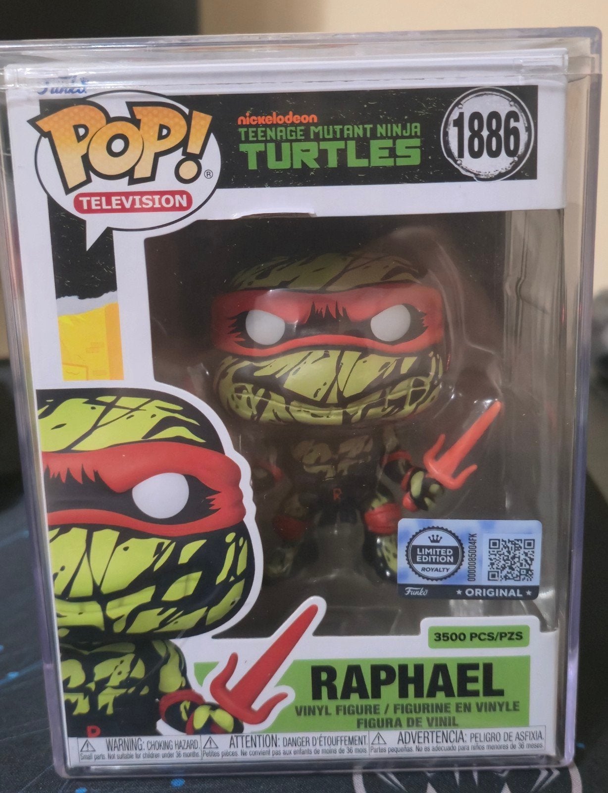 Funko Pop! Television Teenage Mutant Ninja Turtles Raphael, Ophalen of Verzenden, Zo goed als nieuw