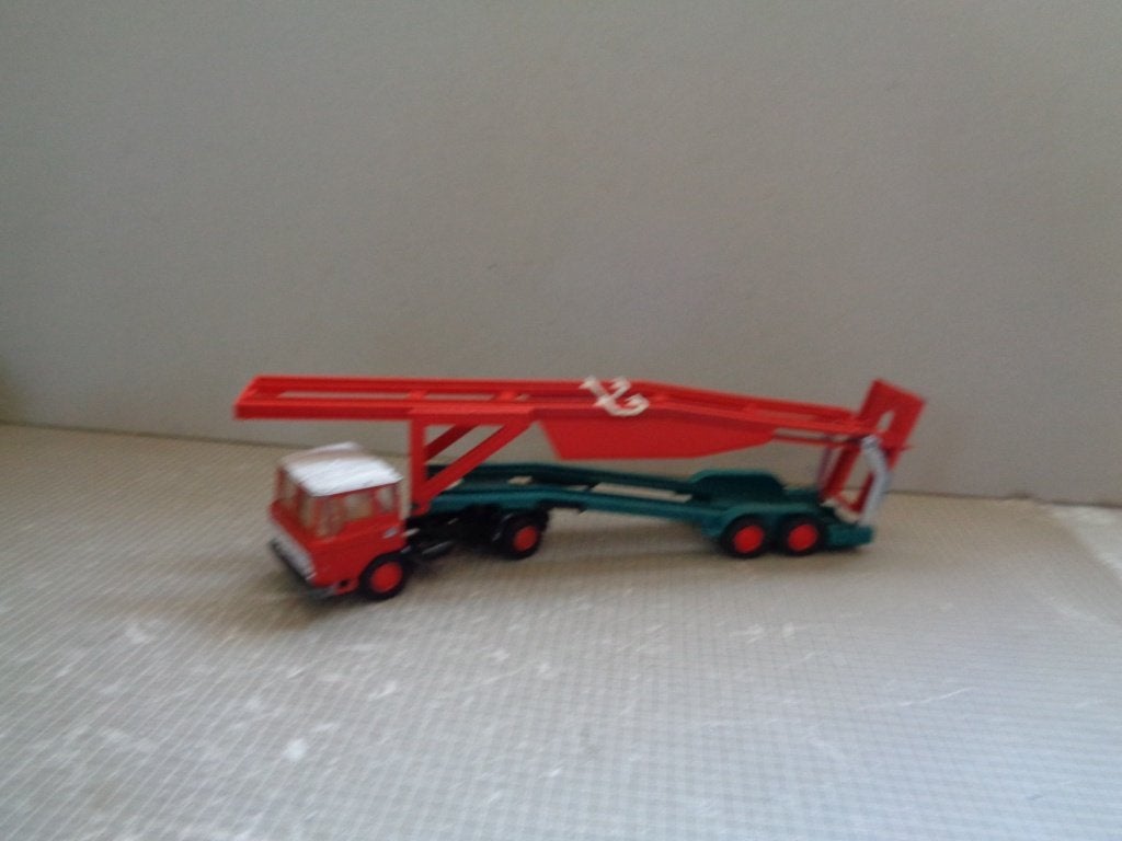 lion daf 2600 auto transporter, Ophalen of Verzenden, Zo goed als nieuw, Bus of Vrachtwagen, Lion Toys