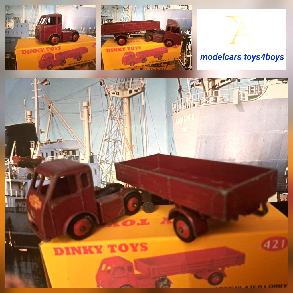 Dinky 421  Hindle Smart Electric Articulated Lorry (1) 1/43, Verzenden, Gebruikt, Auto, Dinky Toys