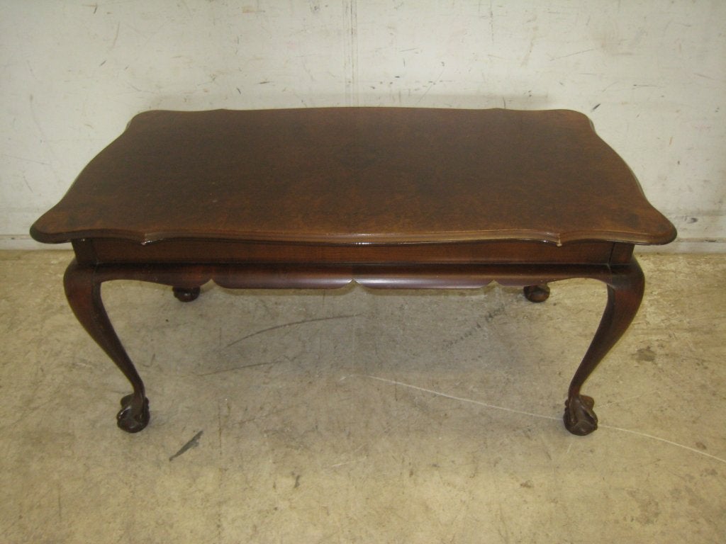 Klassieke Engelse wortelnoten salontafel, Niet ingevuld, Gebruikt, Niet ingevuld, Niet ingevuld