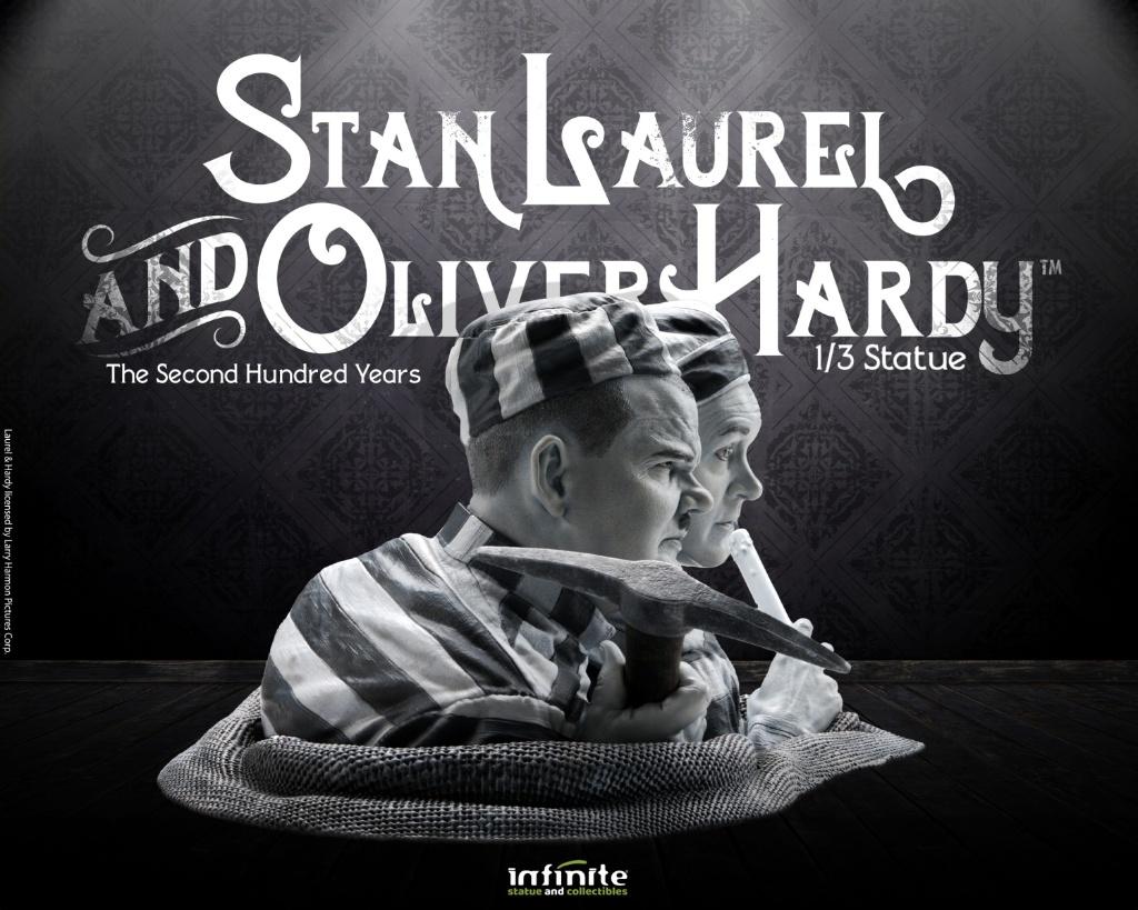 Infinite Stan Laurel and Oliver Hardy statue, Verzamelen, Beelden en Beeldjes, Ophalen of Verzenden, Nieuw, Overige typen
