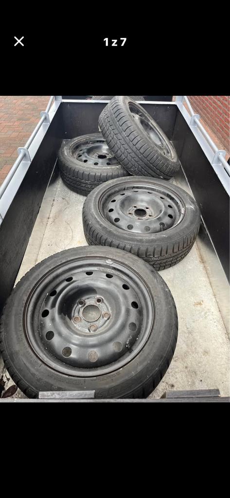 Wielen en banden, Auto diversen, Aanhangwagen-onderdelen, Ophalen of Verzenden, Zo goed als nieuw