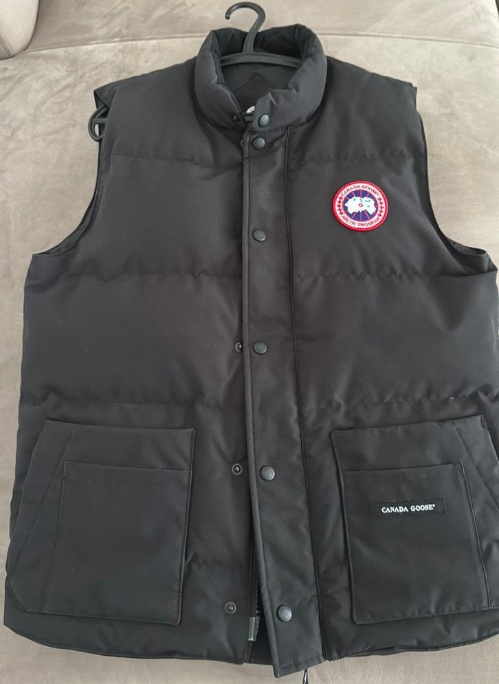 Canada goose bodywarmer zwart maat M, Ophalen of Verzenden, Zo goed als nieuw, Maat 48/50 (M), Zwart