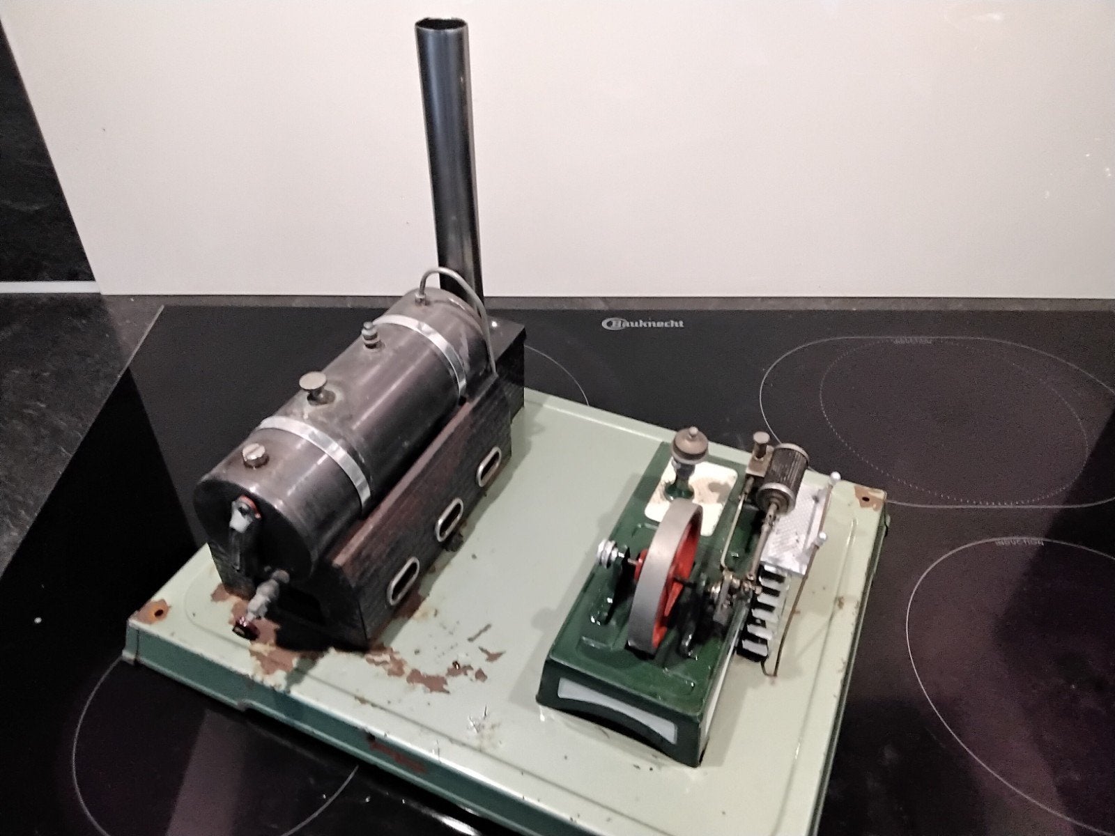 stoommachine  fleischmann  niet compleet, Ophalen of Verzenden, Gebruikt, Groter dan 1:32