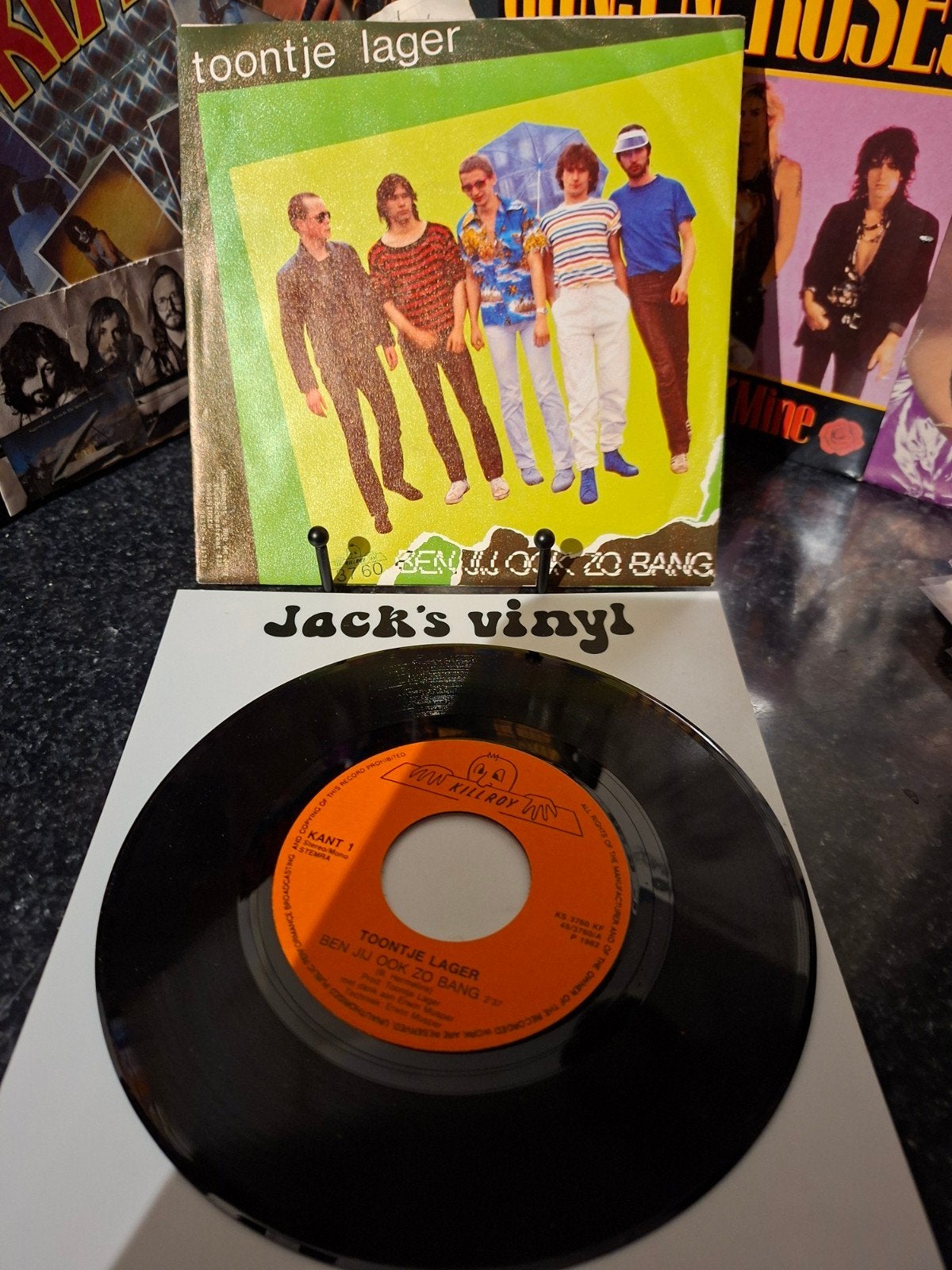 Toontje Lager - Ben Ju Ook Zo Bang - Vinyl Single 1982, 7 inch, Ophalen of Verzenden, Pop, Overige typen