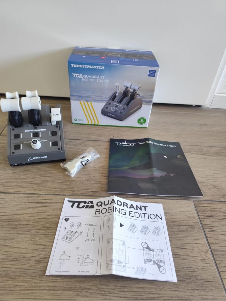 Thrustmaster TCA Quadrant Boeing edition. Throttle., Ophalen of Verzenden, Zo goed als nieuw, Thrustmaster TCA
