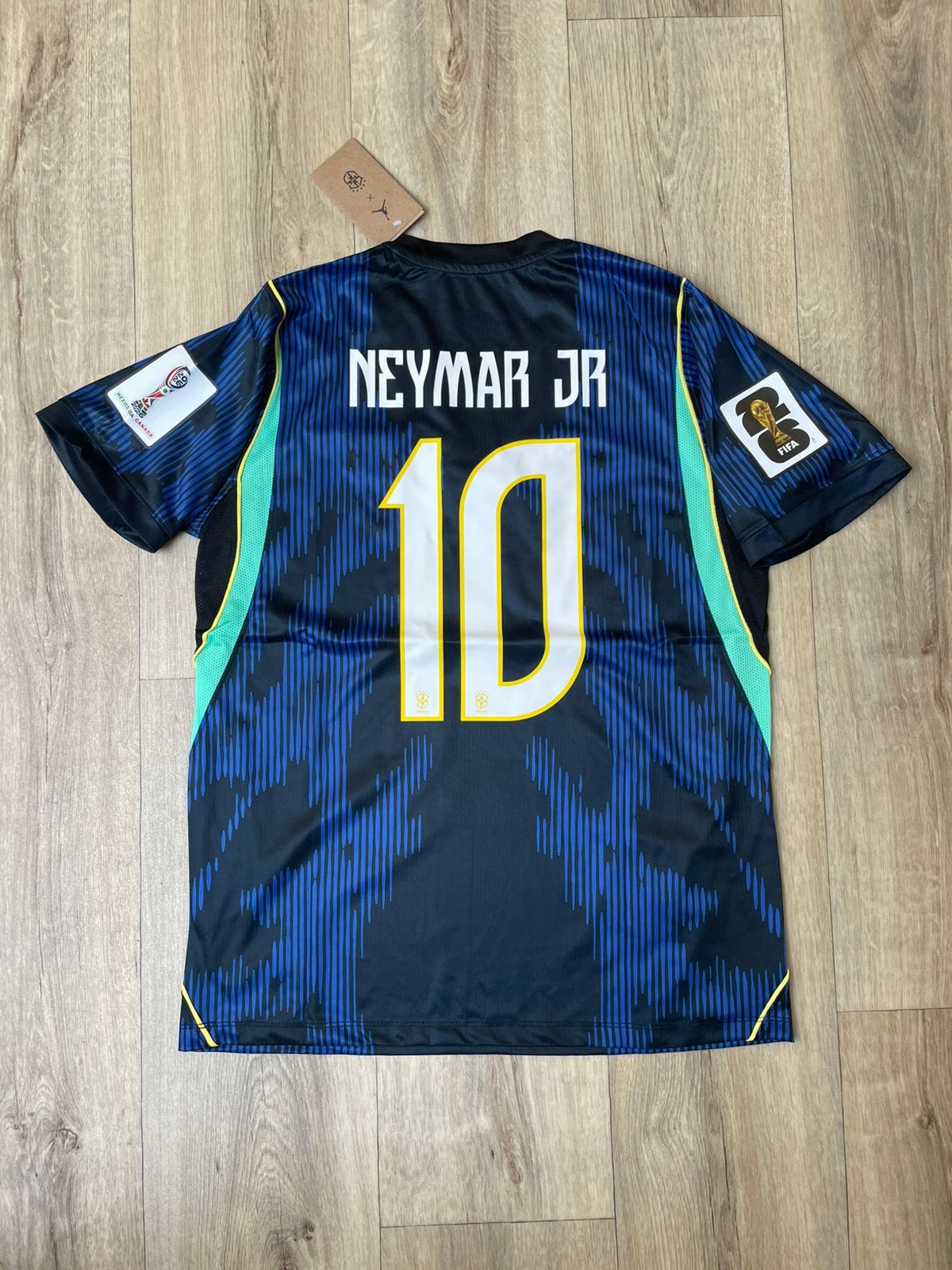 Neymar Jr #10 Brazilië WK Shirt, Maat M, Ophalen of Verzenden, Nieuw, Shirt