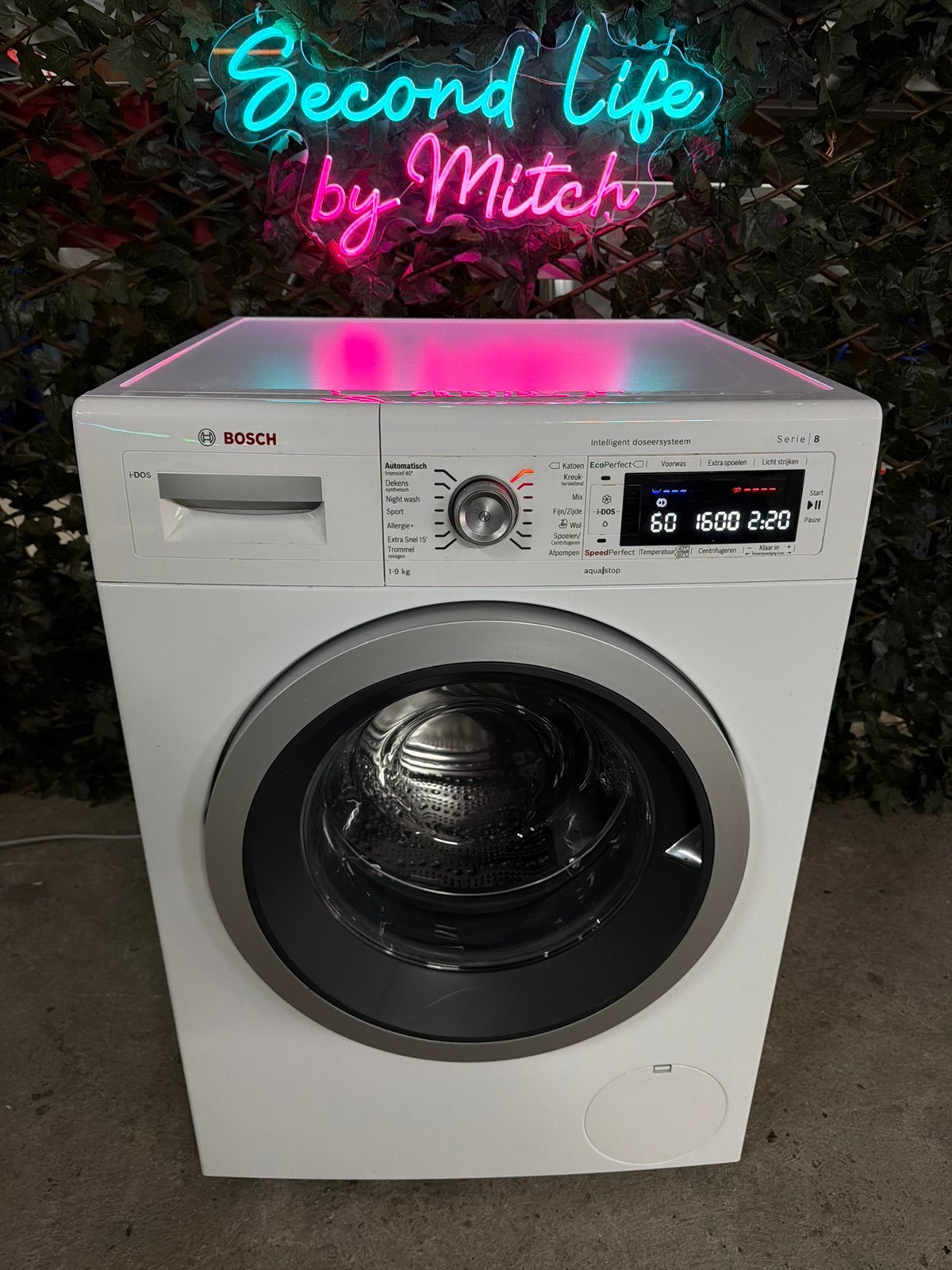 Bosch Serie 8 9kg i-Dos Wasmachine (Gratis Bezorgen), Ophalen, 8 tot 10 kg, 1600 toeren of meer, 85 tot 90 cm