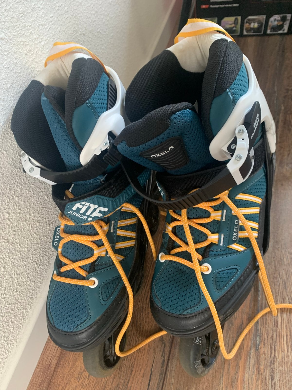 Oxelo Fit 5 Junior Inline Skates met Bescherming, Sport en Fitness, Skeelers, Overige merken, Kinderen, Ophalen of Verzenden, Inline skates 4 wielen