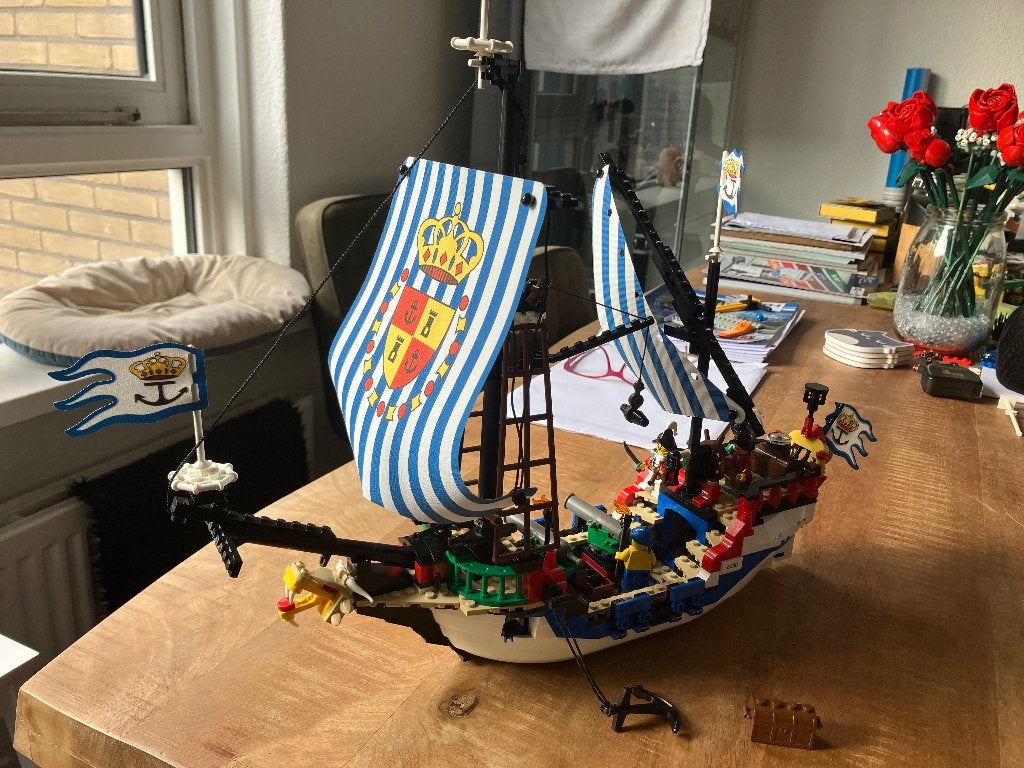 Lego 6280 / 6291 Santa Cruz - Armada vlaggenschip, Ophalen, Lego, Pirates, Zo goed als nieuw