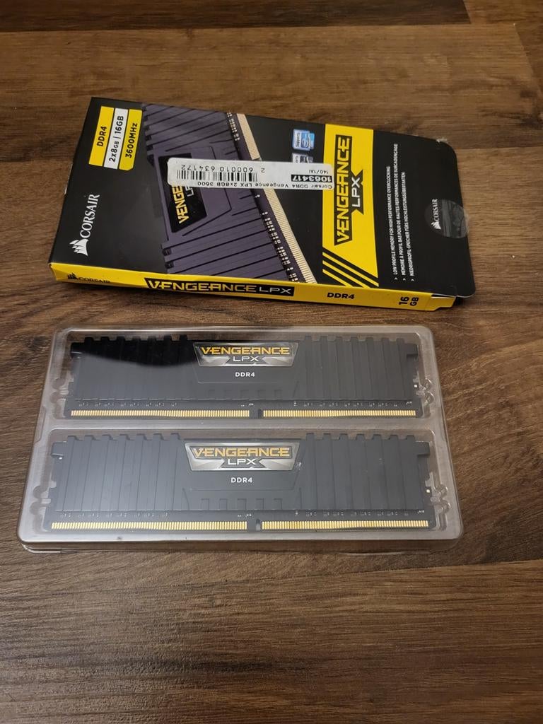 Corsair Vengeance LPX Ram (2x8 16GB 3600mhz), Computers en Software, RAM geheugen, DDR4, Ophalen of Verzenden, Zo goed als nieuw