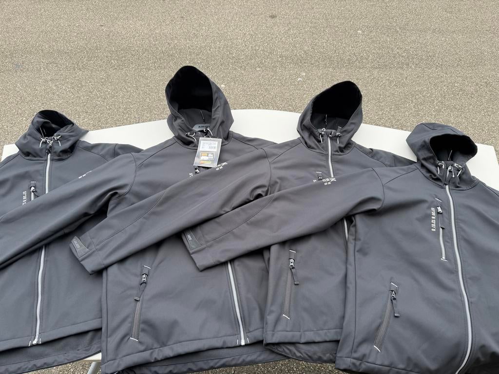 Blåkläder Softshell Jack Zwart/Zilver - Werkkleding, Ophalen of Verzenden, Nieuw, Heren, Jas