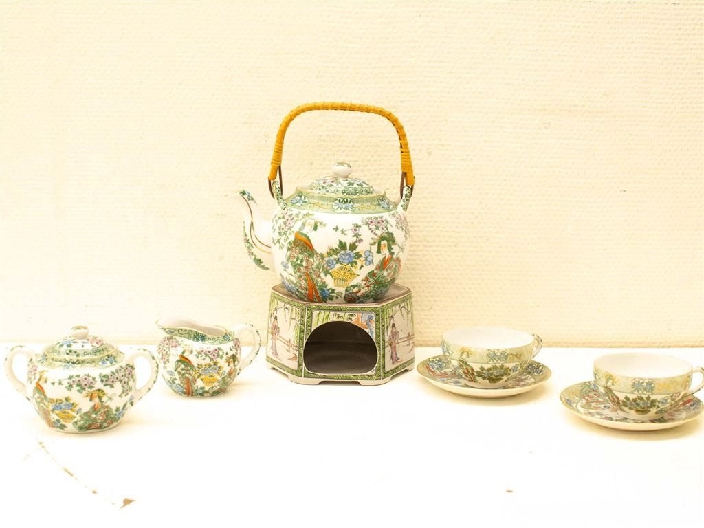 10 delige porseleinen theeservies 34105