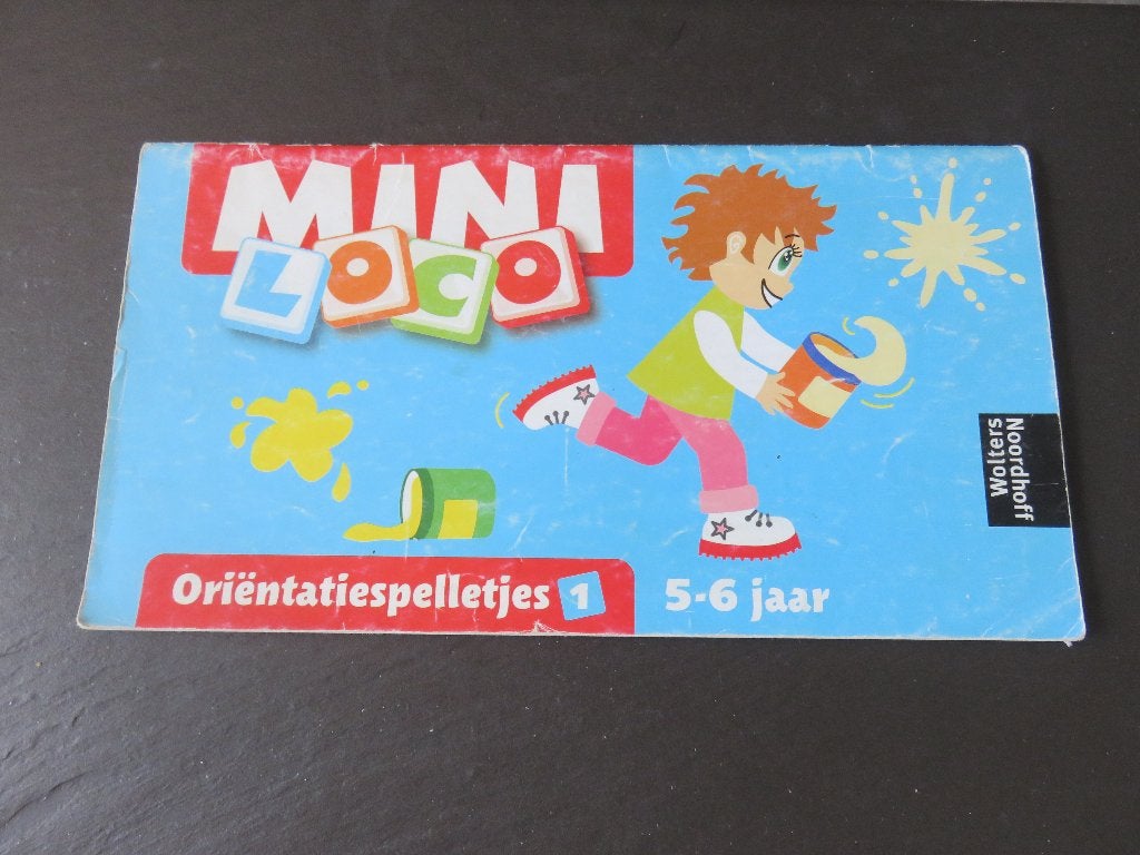Mini loco boekje orientatie-oefeningen 1, 5-6 jaar., Ophalen of Verzenden, Gebruikt, Puzzelen