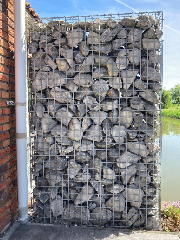 Breukstenen 9/14 cm (grijs graniet), ca. 0,25 m3., Tuin en Terras, Ophalen, Gebruikt, Graniet, Kei