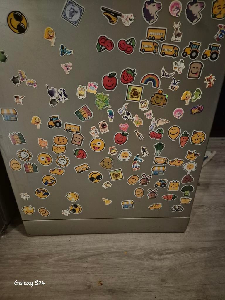 Heel veel jumbo smiley s, Ophalen, Gebruikt, Stickers en Plaatjes