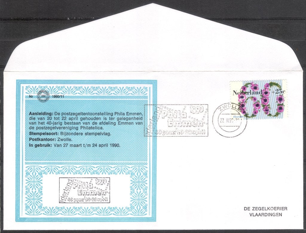 Postzegeltentoonstelling Phila Emmen 1990, Verzenden, Envelop