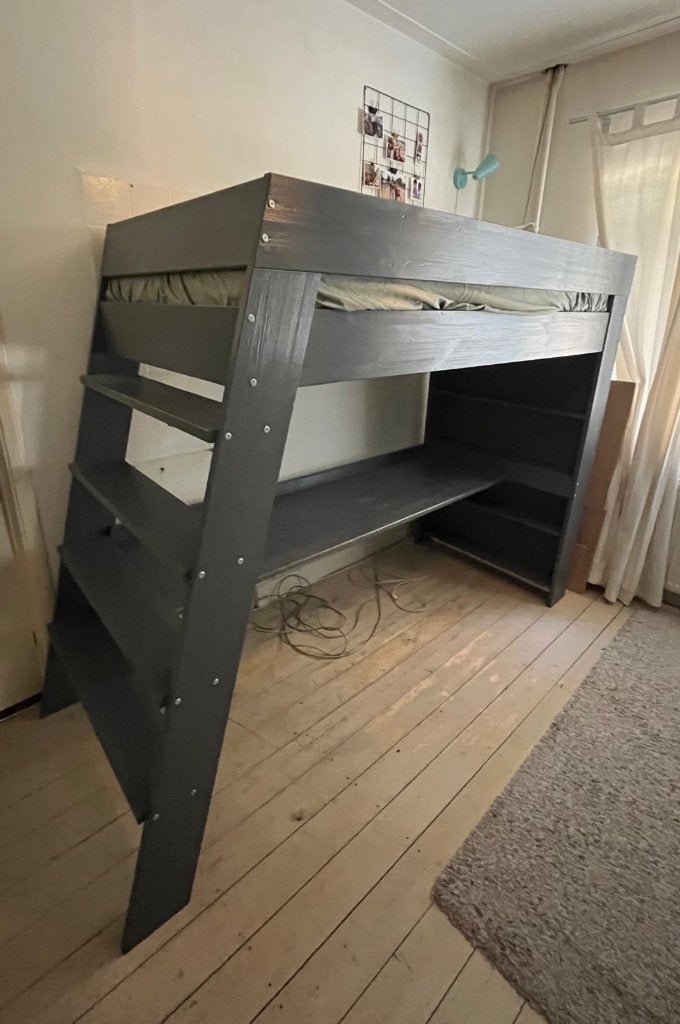 Stapelbed gratis af te halen Eindhoven, Ophalen, Eenpersoons, Grijs, Hout