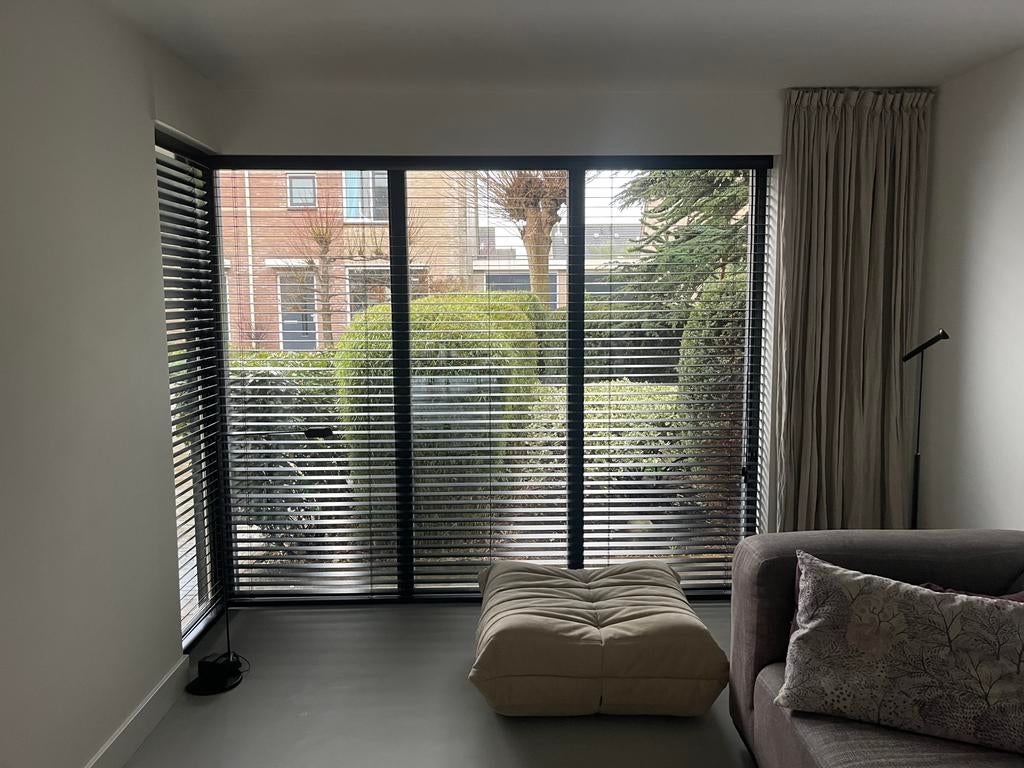 Houten jaloezieën / lamellen 4x, Huis en Inrichting, Ophalen, Zo goed als nieuw, 200 cm of meer