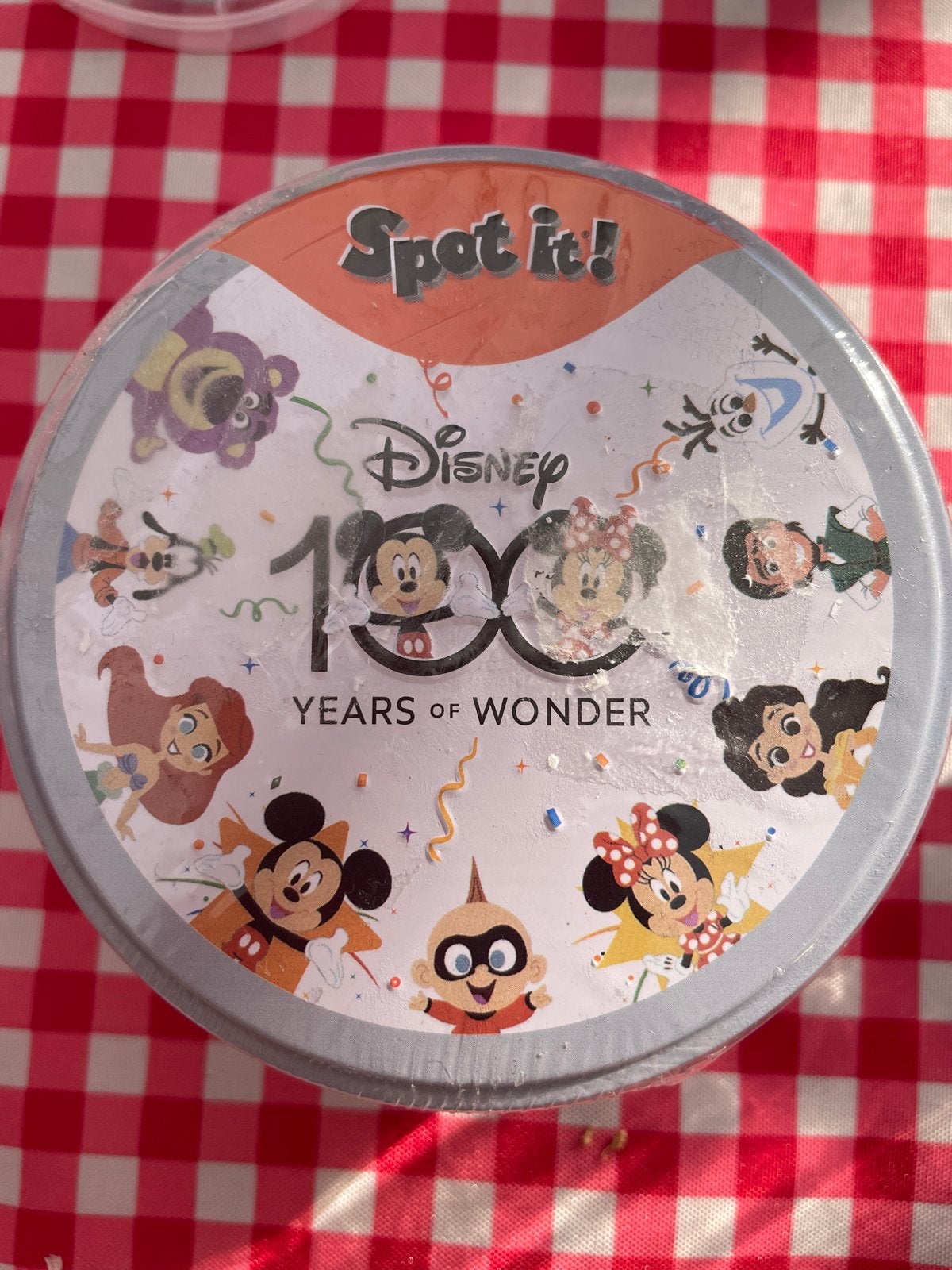 Spot-it!/Dobble Disney 100 Years of Wonder - Nieuw, Drie of vier spelers, Ophalen of Verzenden, Nieuw