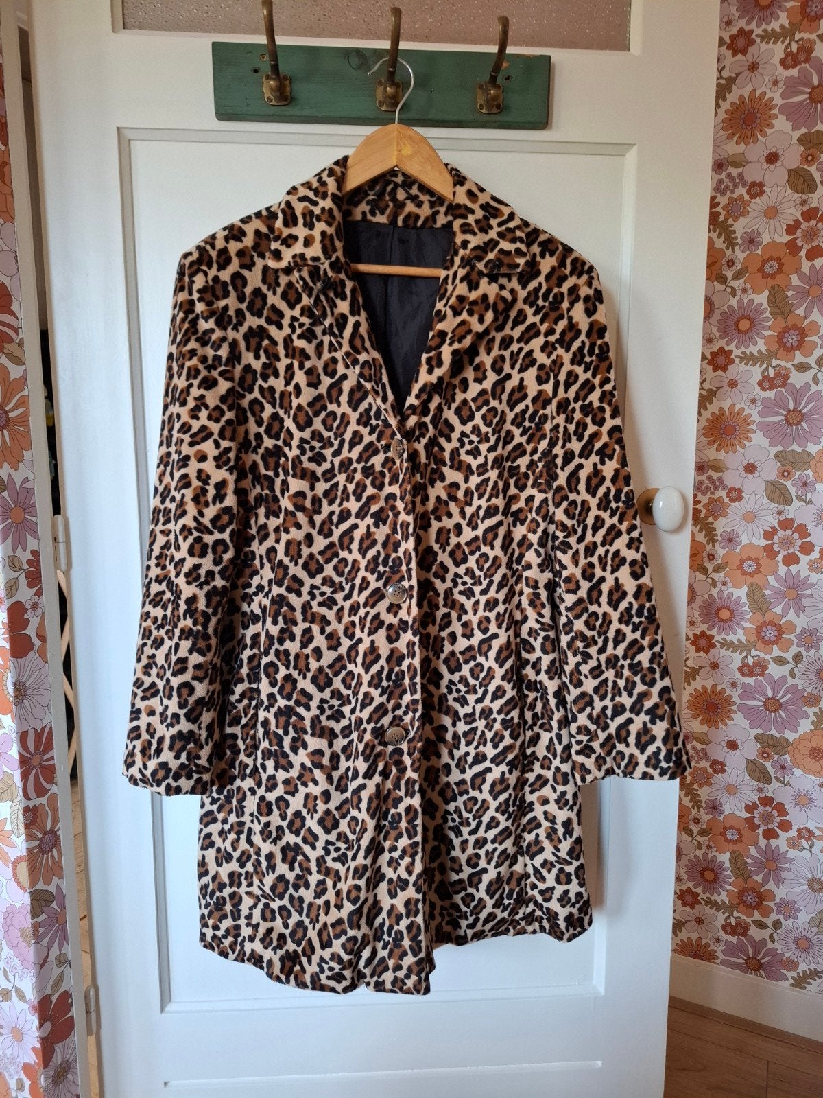 Jas | C&A Yessica | Luipaardprint |  Maat 46 | Oversized, Kleding | Dames, Bruin, Maat 46/48 (XL) of groter, Ophalen of Verzenden