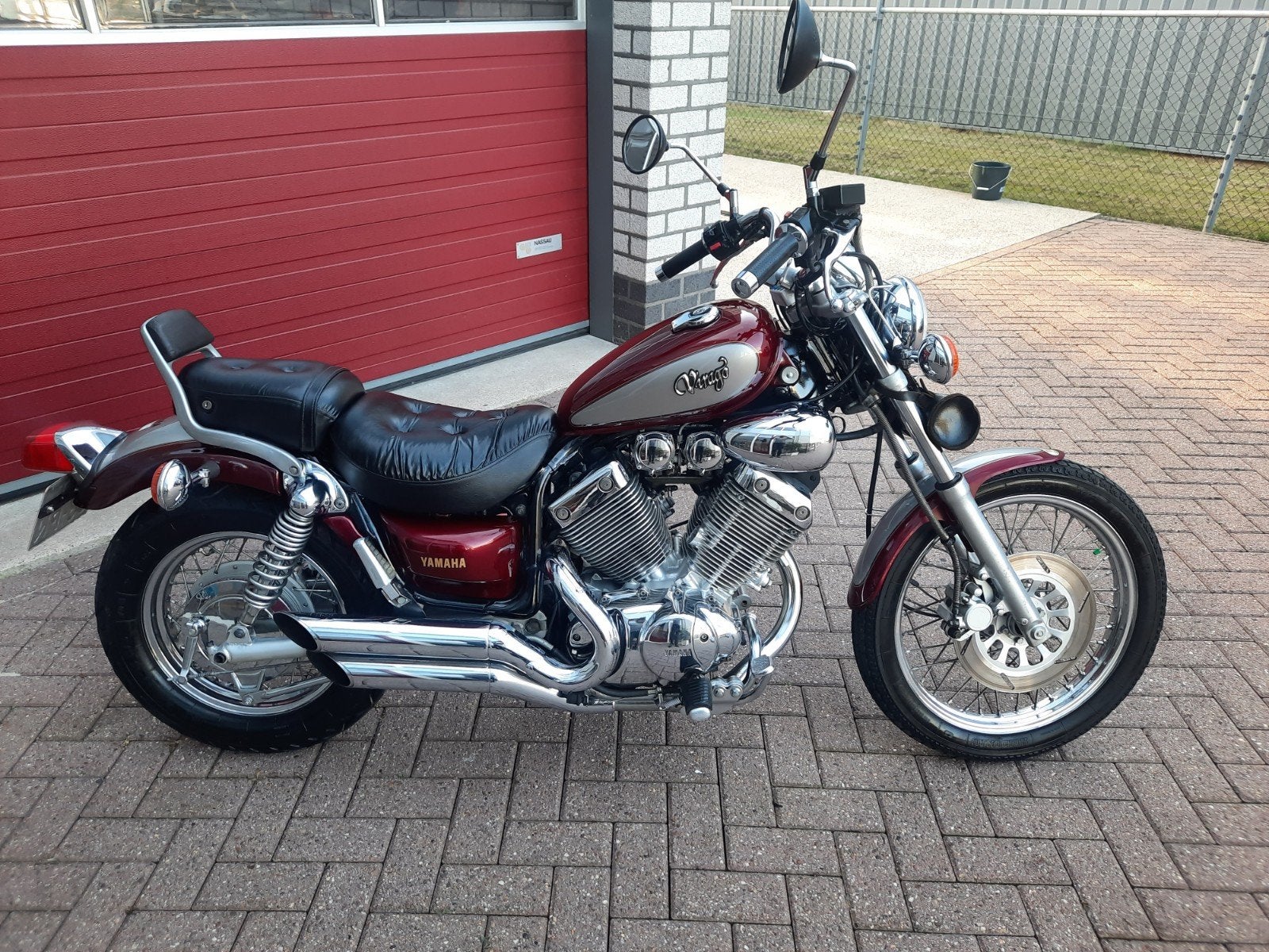 Prachtige yamaha virago 535 # two tone# 11568 km# A2, Motoren, Motoren | Yamaha, 2 cilinders, 535 cc, Chopper, Onbekend