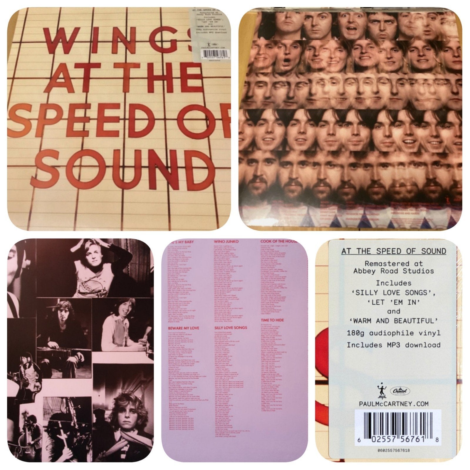 Paul McCartney &Wings - At the speed of sound Remaster/NIEUW, Ophalen of Verzenden, Nieuw in verpakking, 10 inch, Poprock
