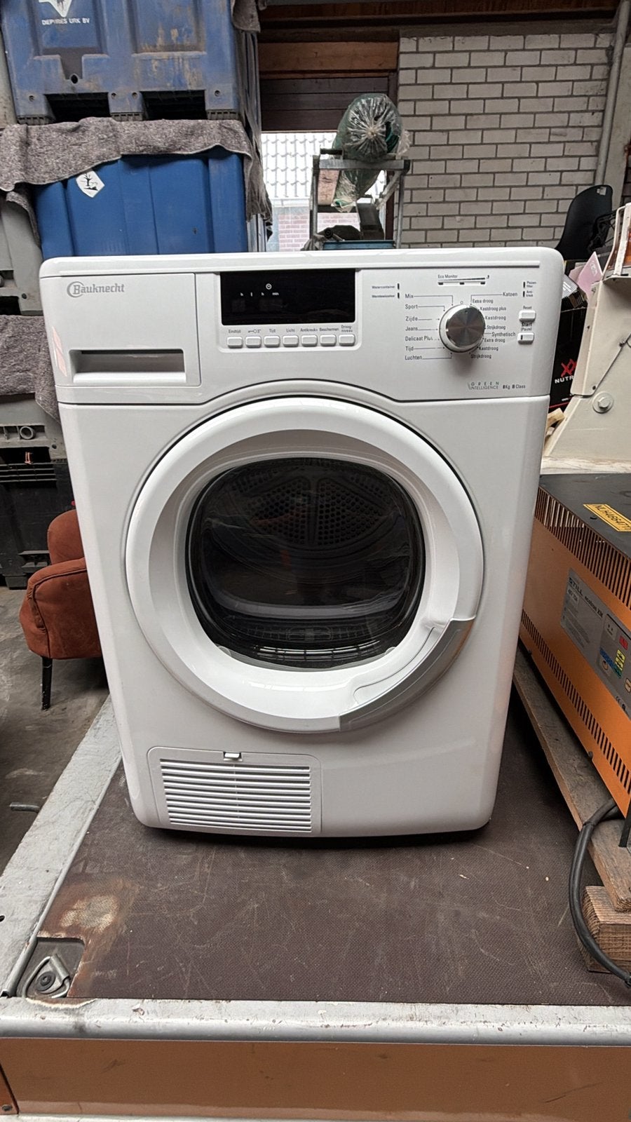 Bauknecht TRKD Eco 5580 – 8 kg condensdroger – nette staat, Ophalen, Overige typen, 8 tot 10 kg, Zo goed als nieuw