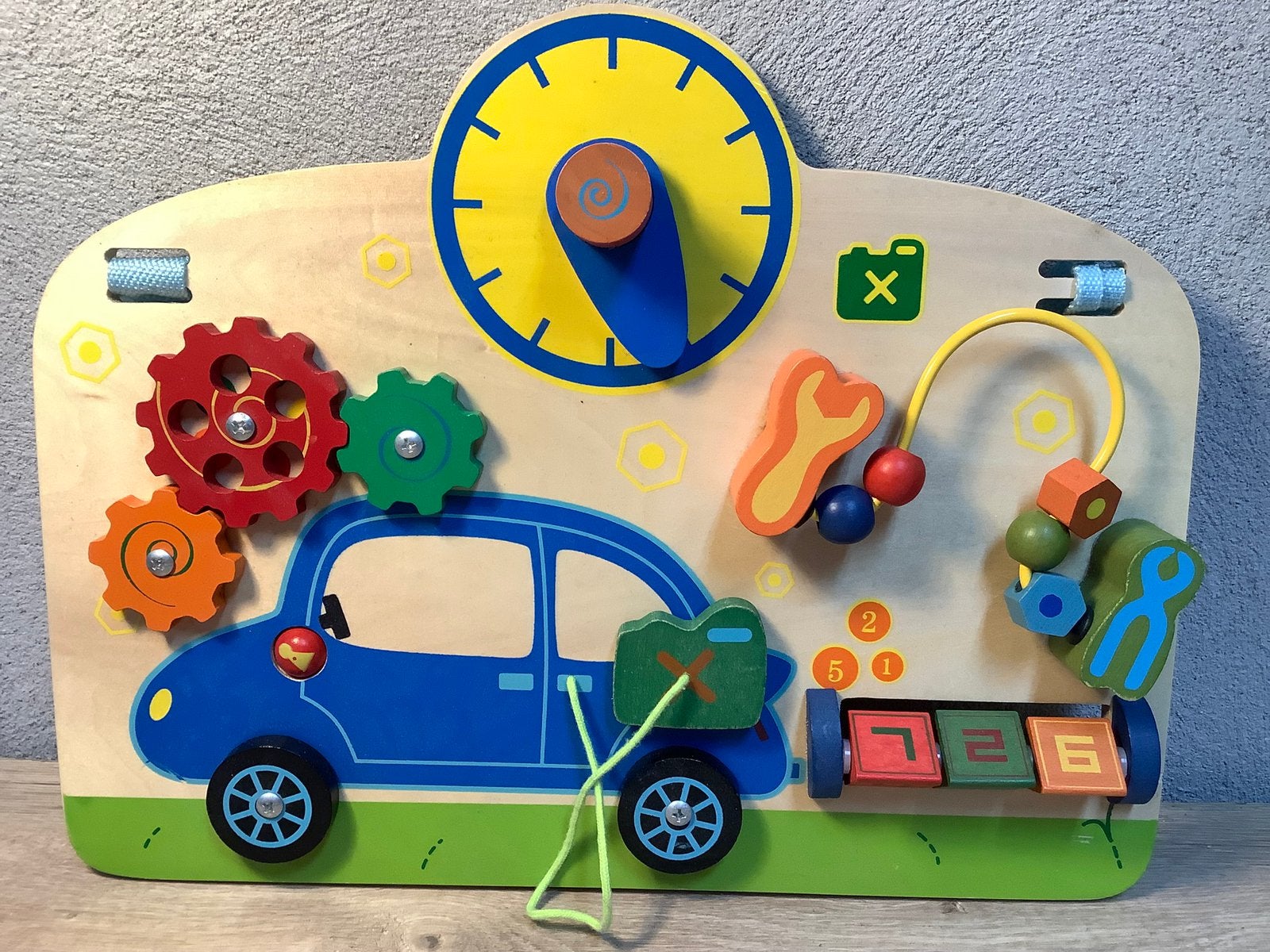Houten kinderspeelgoed speelgoed voor in de box, Ophalen of Verzenden, Zo goed als nieuw, Overige typen