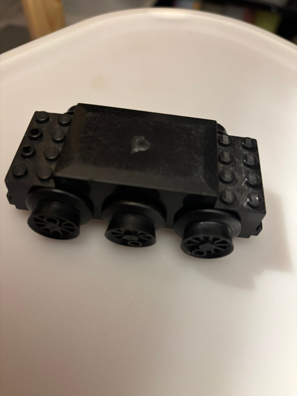Werkende zwarte 12 volt trein motor lego, Ophalen of Verzenden, Gebruikt, Lego