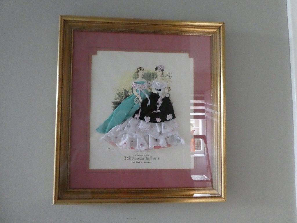 Mode prent uit Parijs, Ophalen of Verzenden, Voor 1940, Zo goed als nieuw, Overige onderwerpen