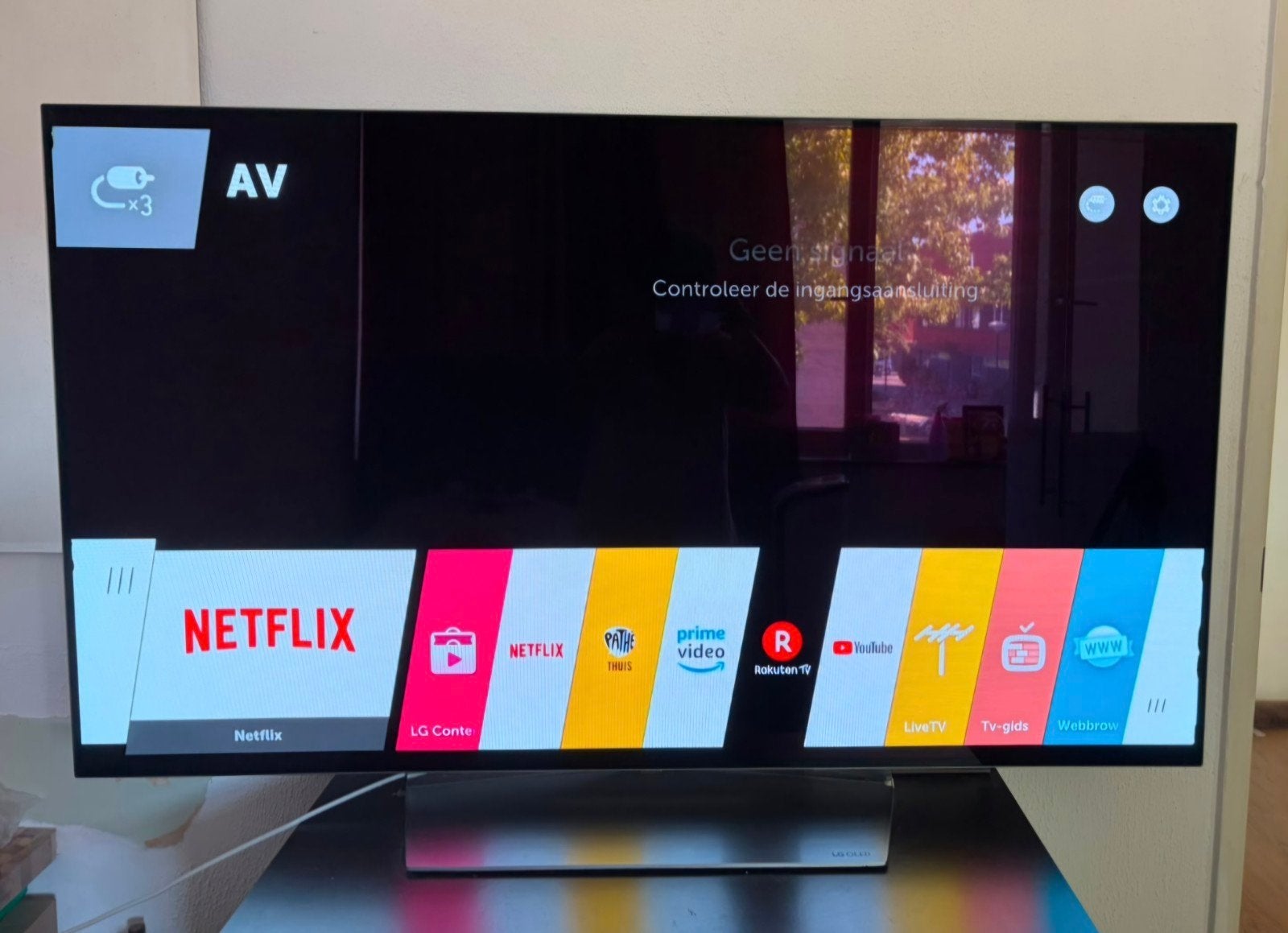 TV LG 55EG9A7V OLED  55 inch - Zo goed als nieuw, Audio, Tv en Foto, Televisies, Ophalen, 120 Hz, Zo goed als nieuw, 100 cm of meer