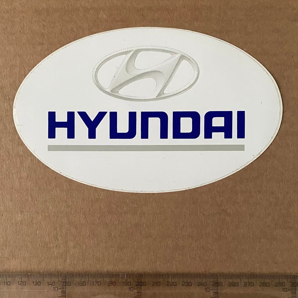 sticker hyundai, Verzenden, Zo goed als nieuw