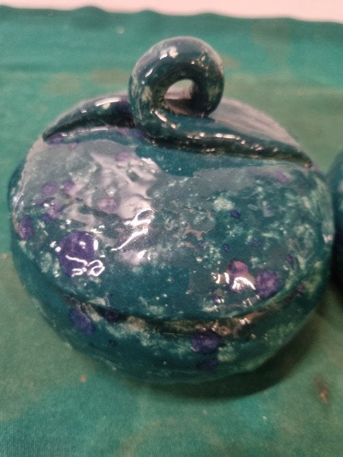 potten groen blauw gebakken, Ophalen of Verzenden, 'T Olde Gre-j, Info@toldegrej.nl, Endepoelstraat 20f Didam