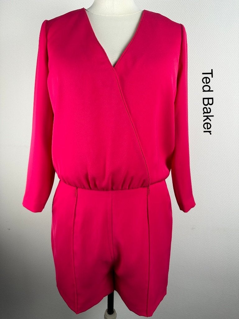 Ted Baker Playsuit  (mt: 42) 21,6/9622, Kleding | Dames, Jumpsuits, Maat 42/44 (L), Ted Baker, Ophalen of Verzenden, Zo goed als nieuw
