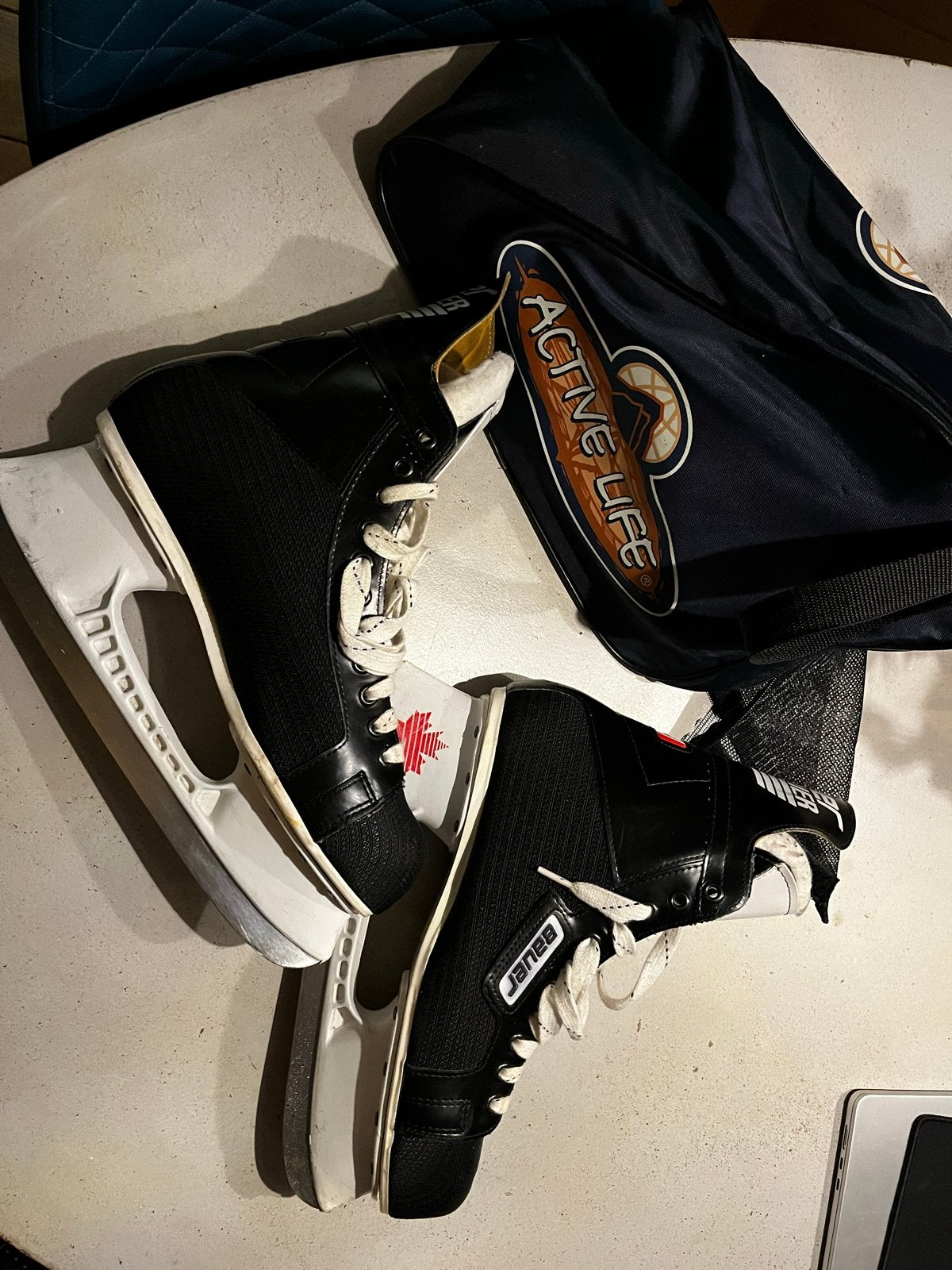 Bauer ijshockeyschaatsen - Zo goed als nieuw, Bauer, Ophalen of Verzenden, Zo goed als nieuw, IJshockeyschaatsen