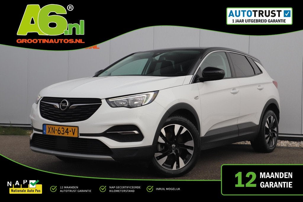 Opel Grandland X 1.2 Turbo Business Executive 131PK Automaat, Gebruikt, Euro 6, 1199 cc, Met garantie (alle)