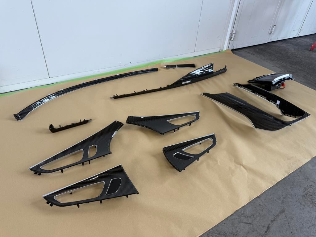 Audi a7 s7 rs7 4G C7 carbon dekor interieur lijsten set, Auto-onderdelen, Interieur en Bekleding, Ophalen of Verzenden, Nieuw