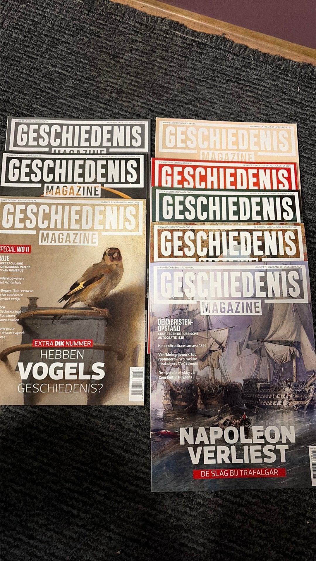 8 x Geschiedenis Magazine, Boeken, Ophalen of Verzenden, Zo goed als nieuw, Overige typen
