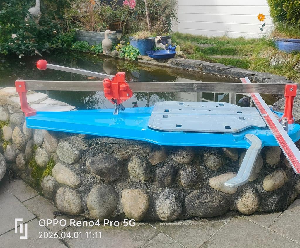 tegelsnijder 90cm Boscobello, Ophalen, Zo goed als nieuw