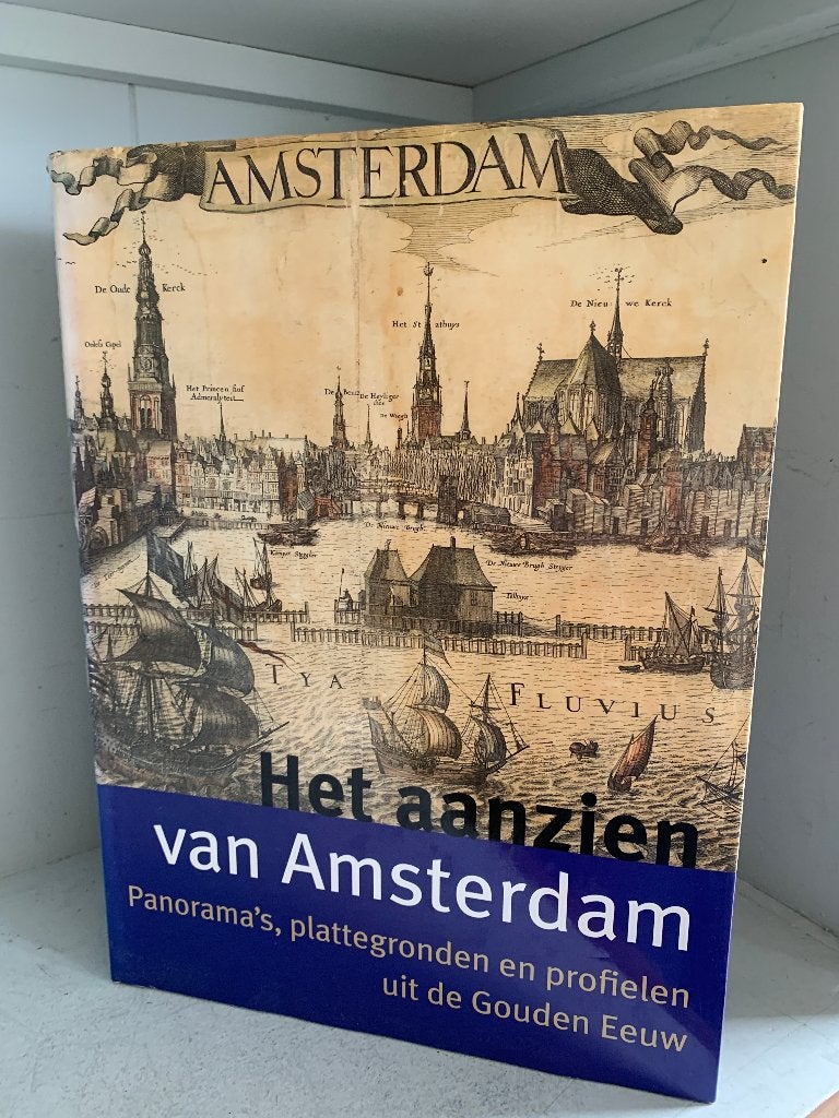 Het aanzien van Amsterdam: Panorama's, plattegronden en prof, Ophalen of Verzenden, 20e eeuw of later, Zo goed als nieuw