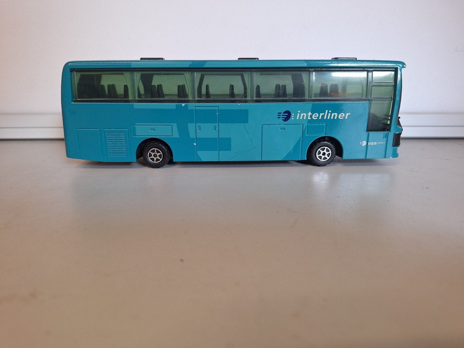 Majorette 3046 Interliner Bus -  1:50, Ophalen of Verzenden, Groter dan 1:32, Truck, Overige merken