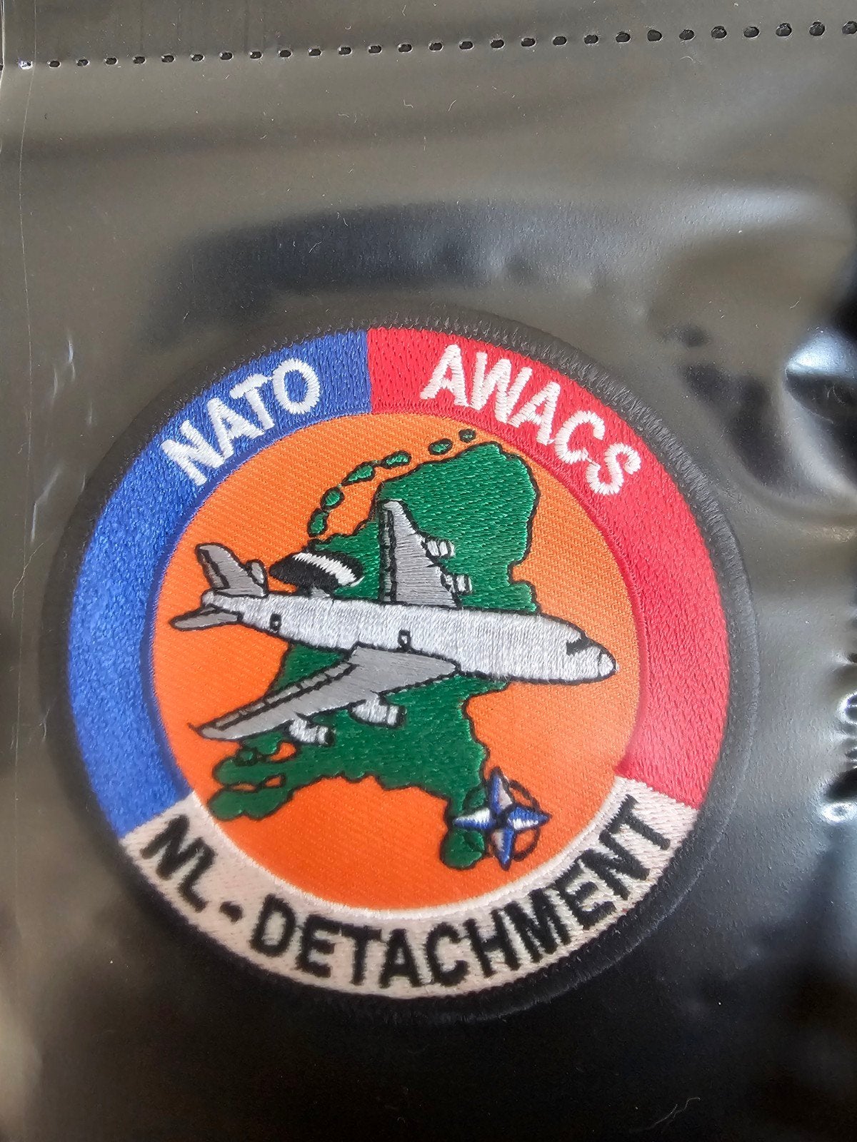 nato awacs patch, Ophalen of Verzenden, Zo goed als nieuw, Patch, Badge of Embleem